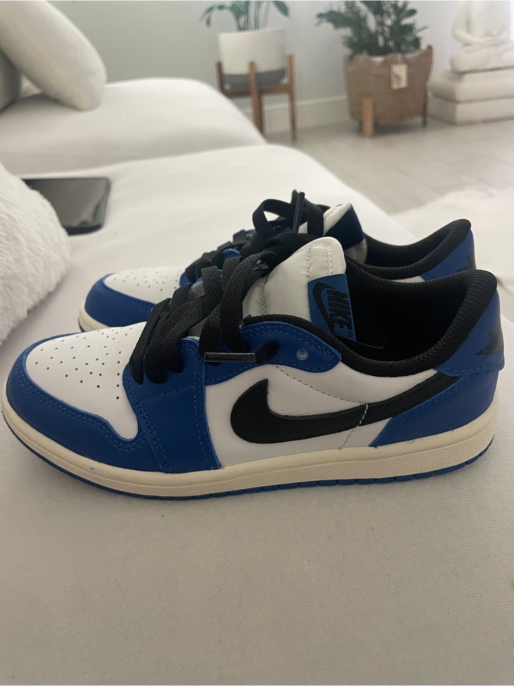 Nike Low Top Sneakers - White/Blue/Black